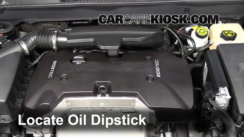 2013 Chevrolet Malibu LTZ 2.5L 4 Cyl. Oil Check Oil Level